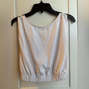 White Zara Backless Women's Top